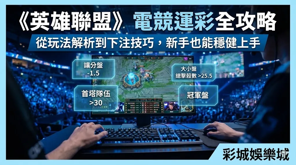 《英雄聯盟》電競運彩全攻略：從玩法解析到下注技巧，新手也能穩健上手