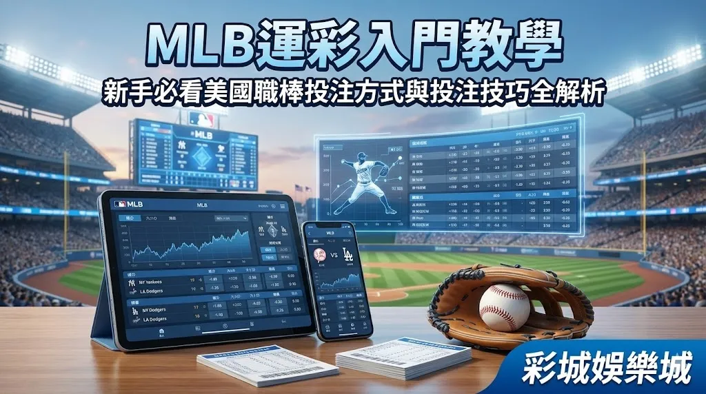 MLB運彩入門教學｜新手必看美國職棒投注方式與投注技巧全解析