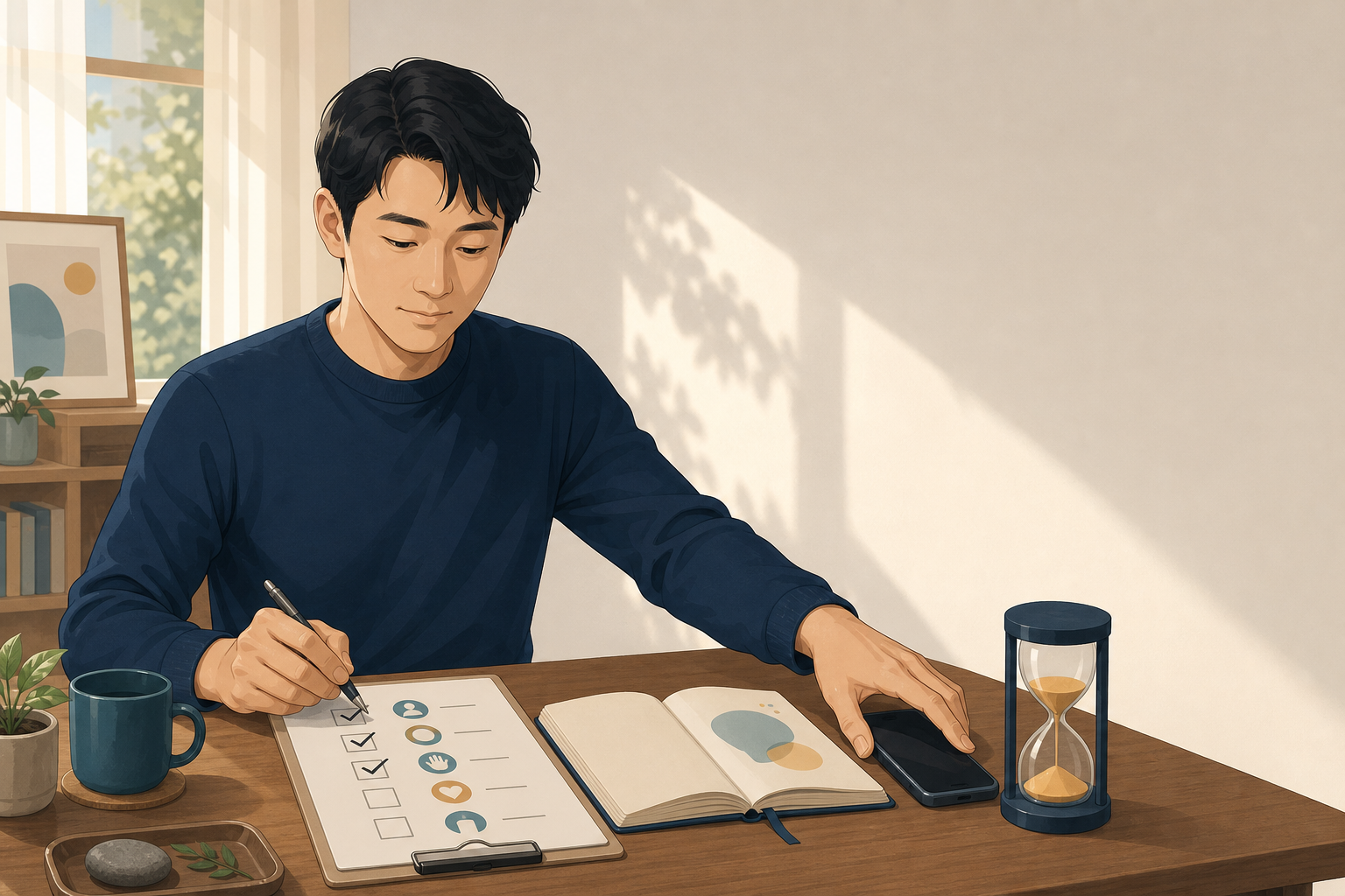 想提高勝率前先理解機率：不追損的決策檢查表：檢查清單示意圖