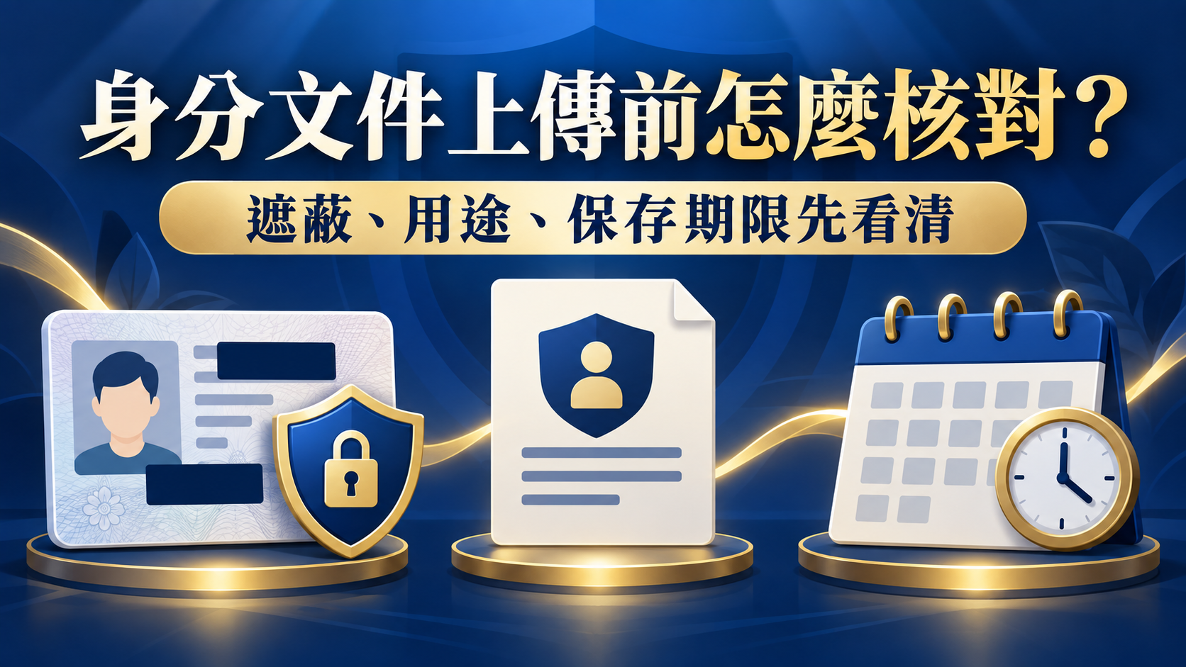 身分文件上傳前怎麼核對？遮蔽、用途與保存期限的閱讀方法