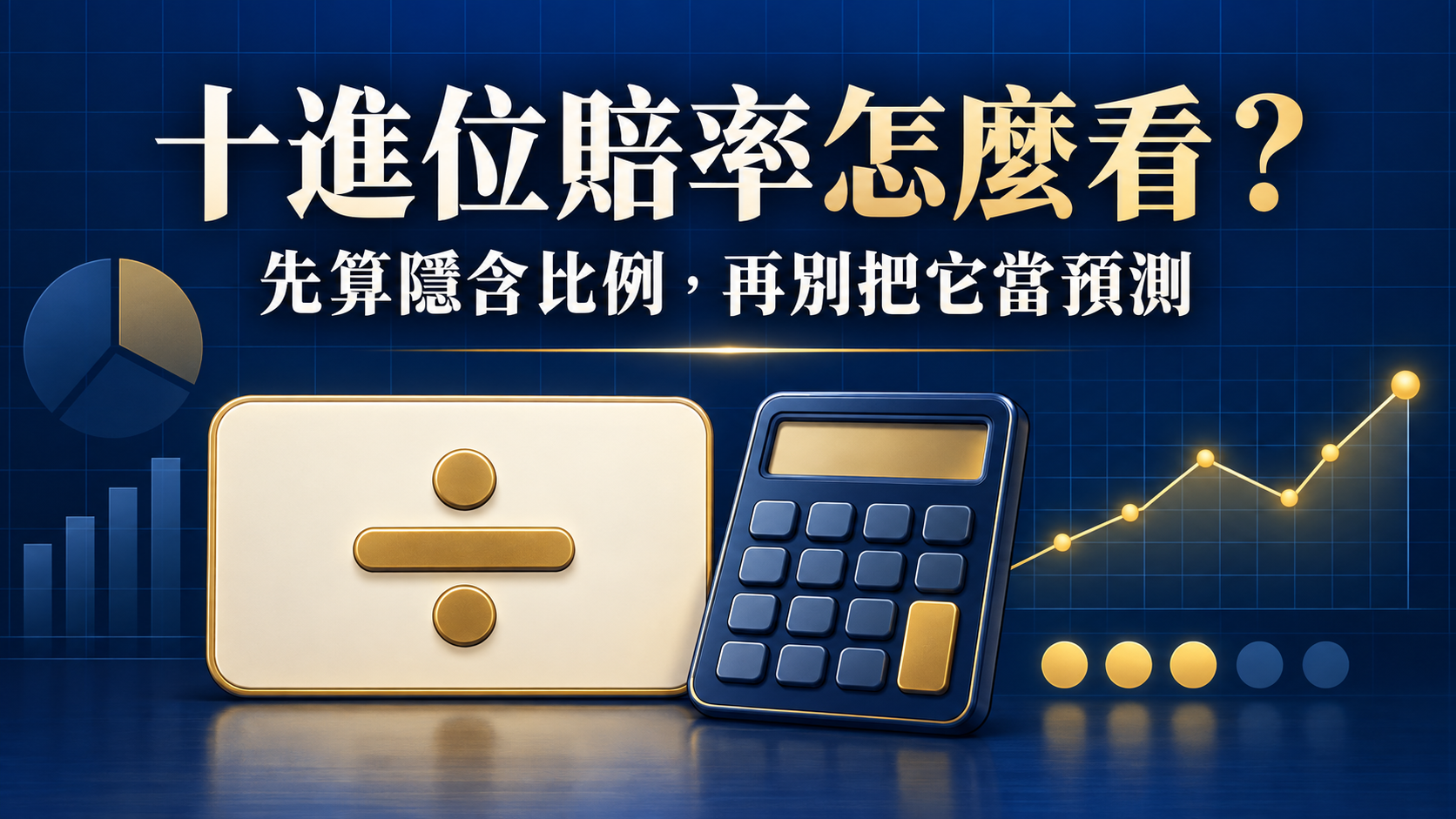 十進位賠率怎麼換算隱含比例？公式、例子與三個常見誤解