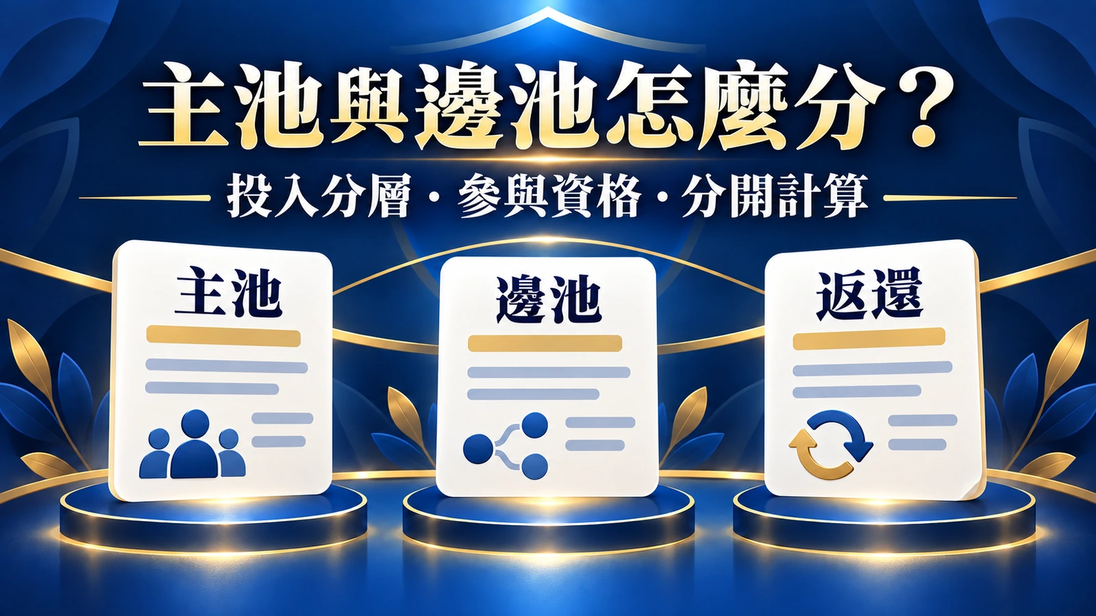 德州撲克主池與邊池怎麼分？用投入分層看懂資格與返還