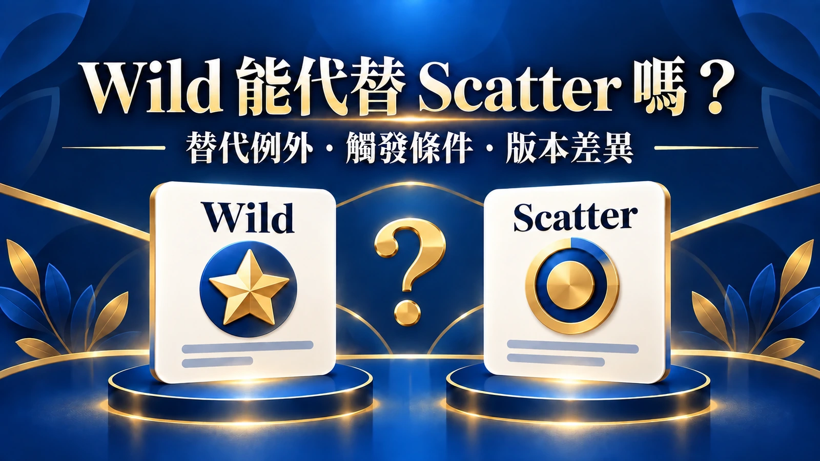 Wild 能代替 Scatter 嗎？看懂特殊符號的例外與觸發條件