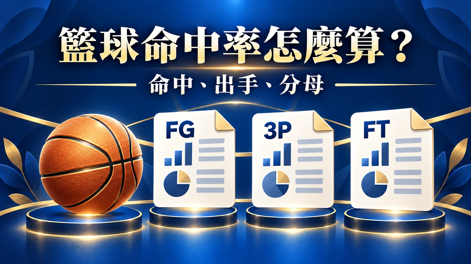 籃球 FG、3P、FT 命中率怎麼算？三分球不要加兩次