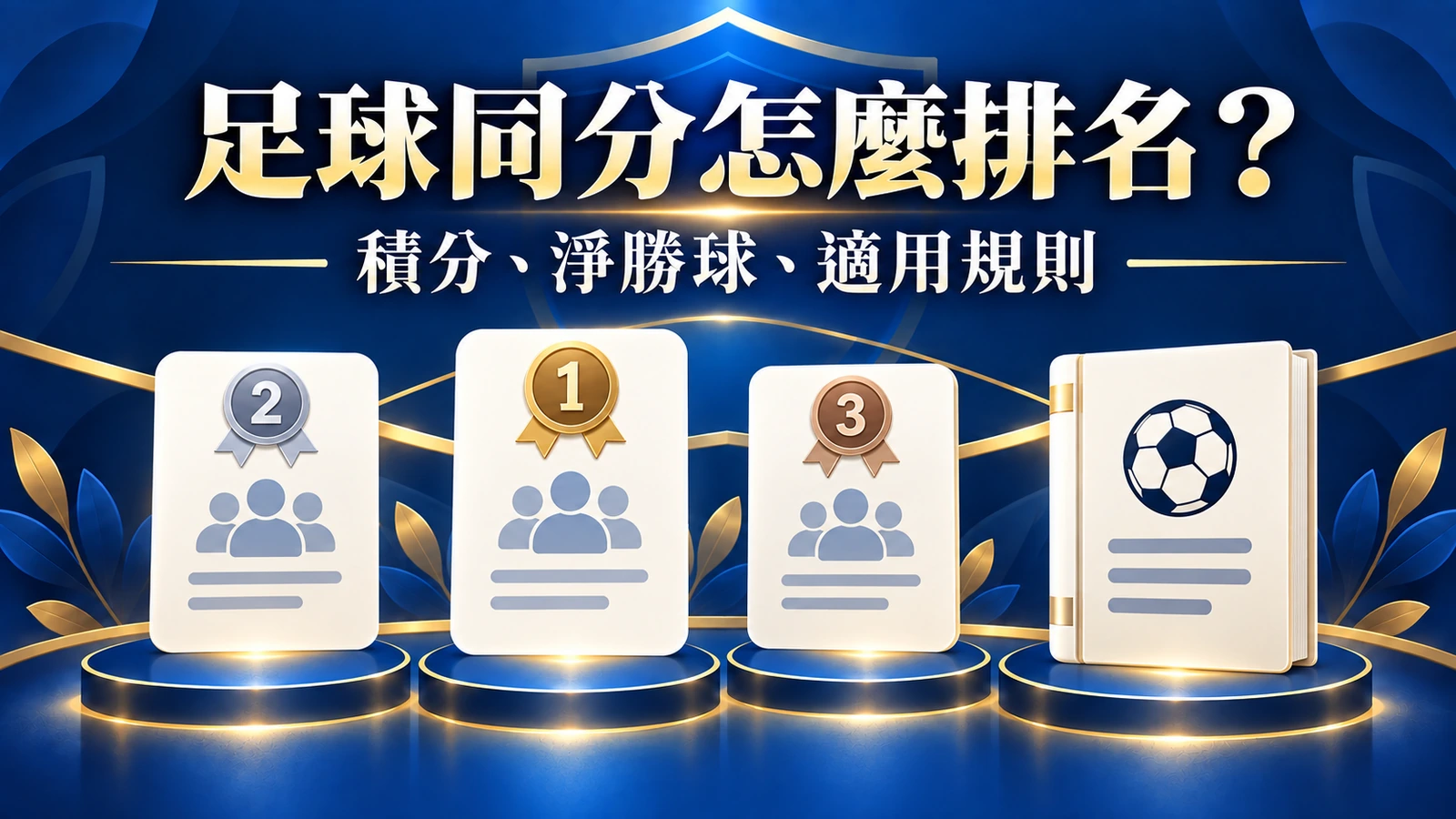 足球同分怎麼排名？淨勝球、進球數與賽事順序別混用