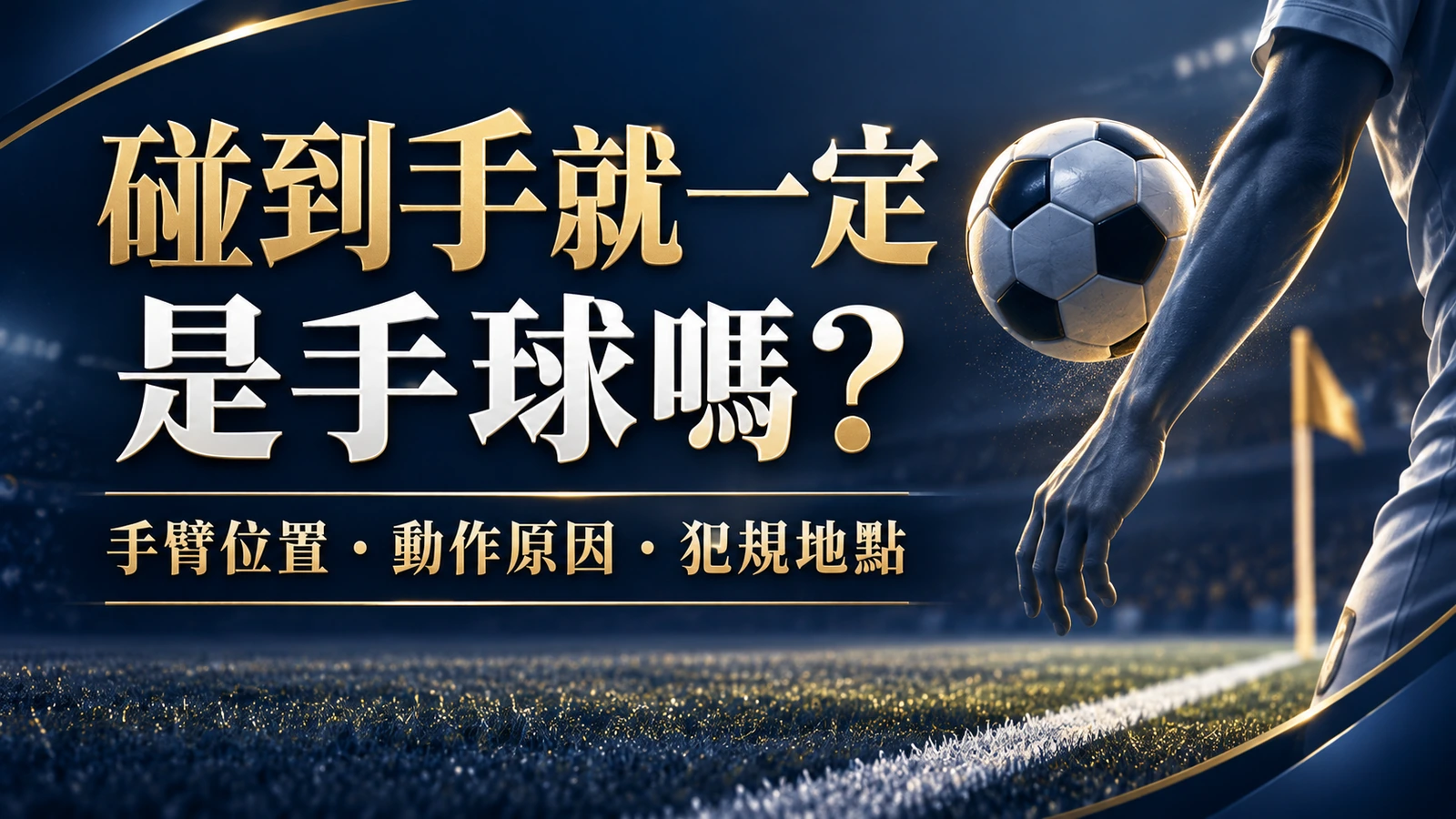 足球碰到手就一定犯規嗎?手球、點球與守門員例外怎麼看