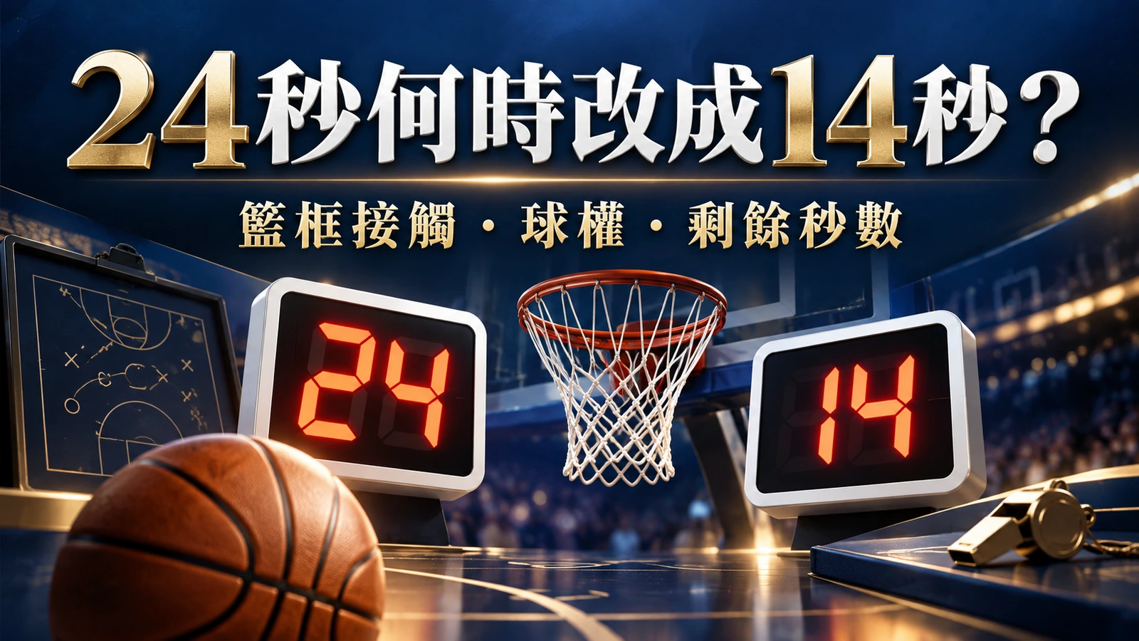 NBA 24秒何時改14秒?碰籃框、球權與剩餘時間怎麼判斷