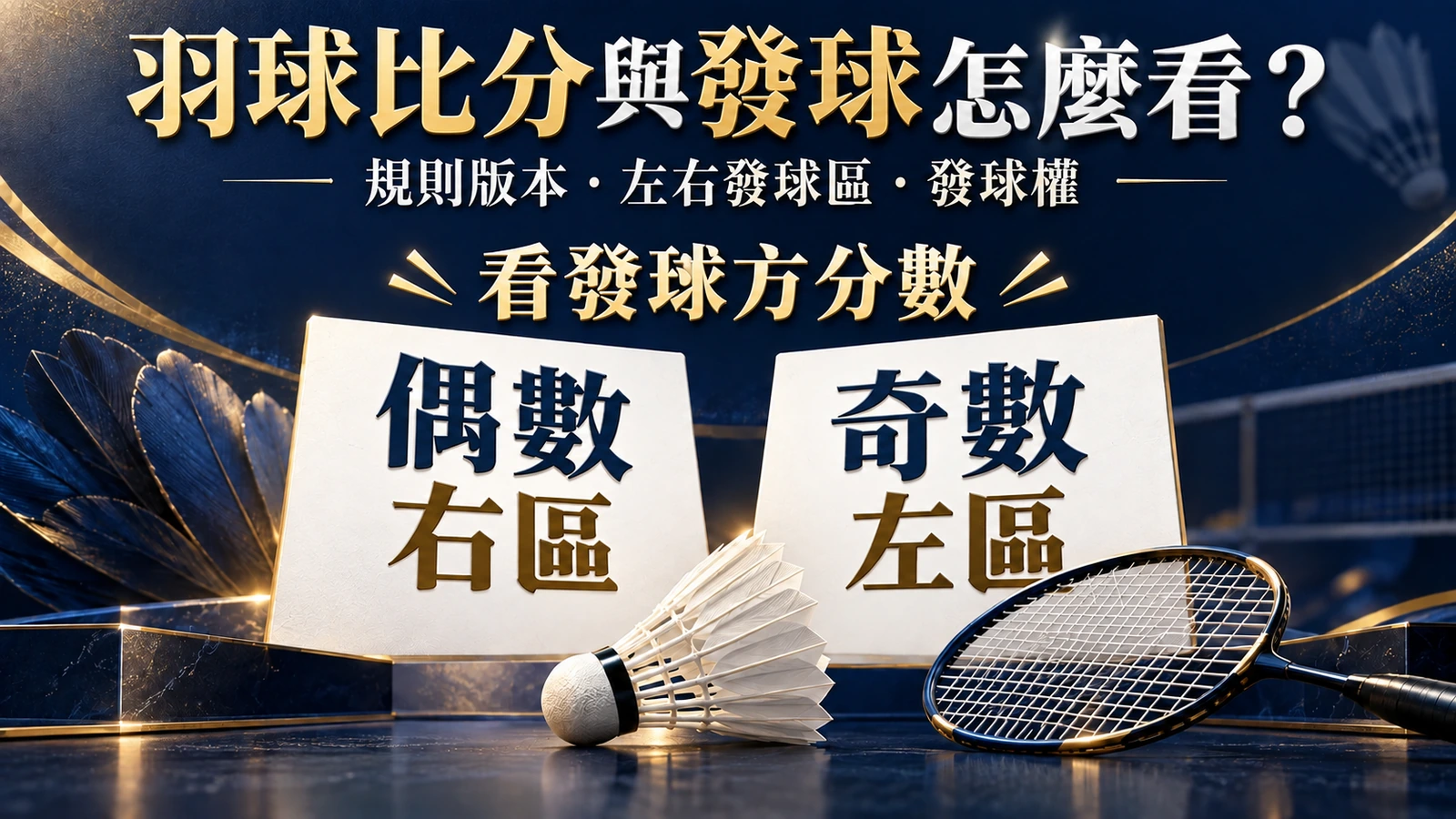 羽球比分與發球怎麼看？先確認21或15分版本，再判左右發球區